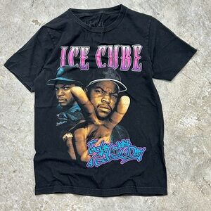 ICE CUBE Graphic‎ T-Shirt XSMALL black Streetwear